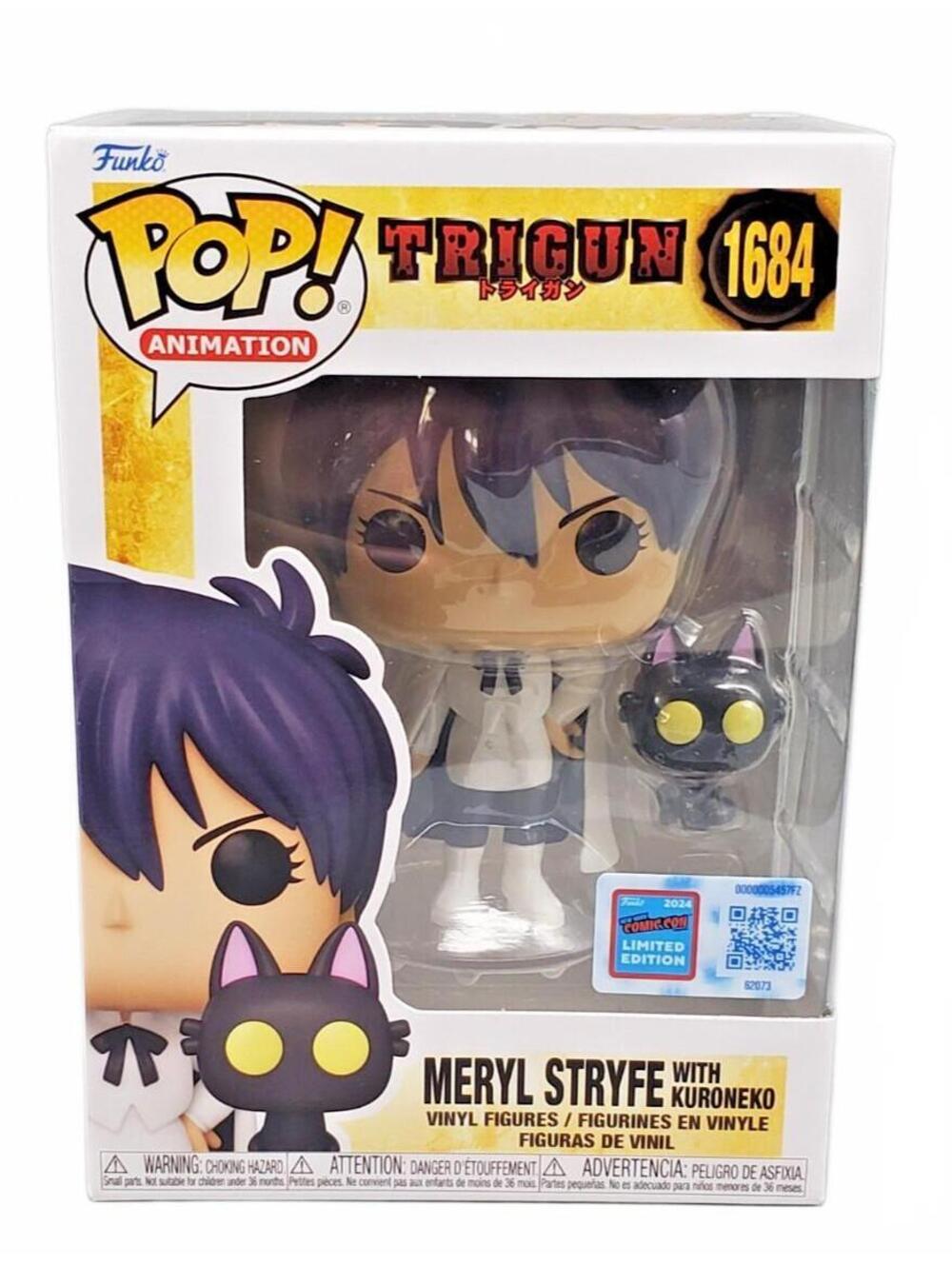 Funko Pop Animation Meryl Stryfe with Kuroneko Vinyl Figure
